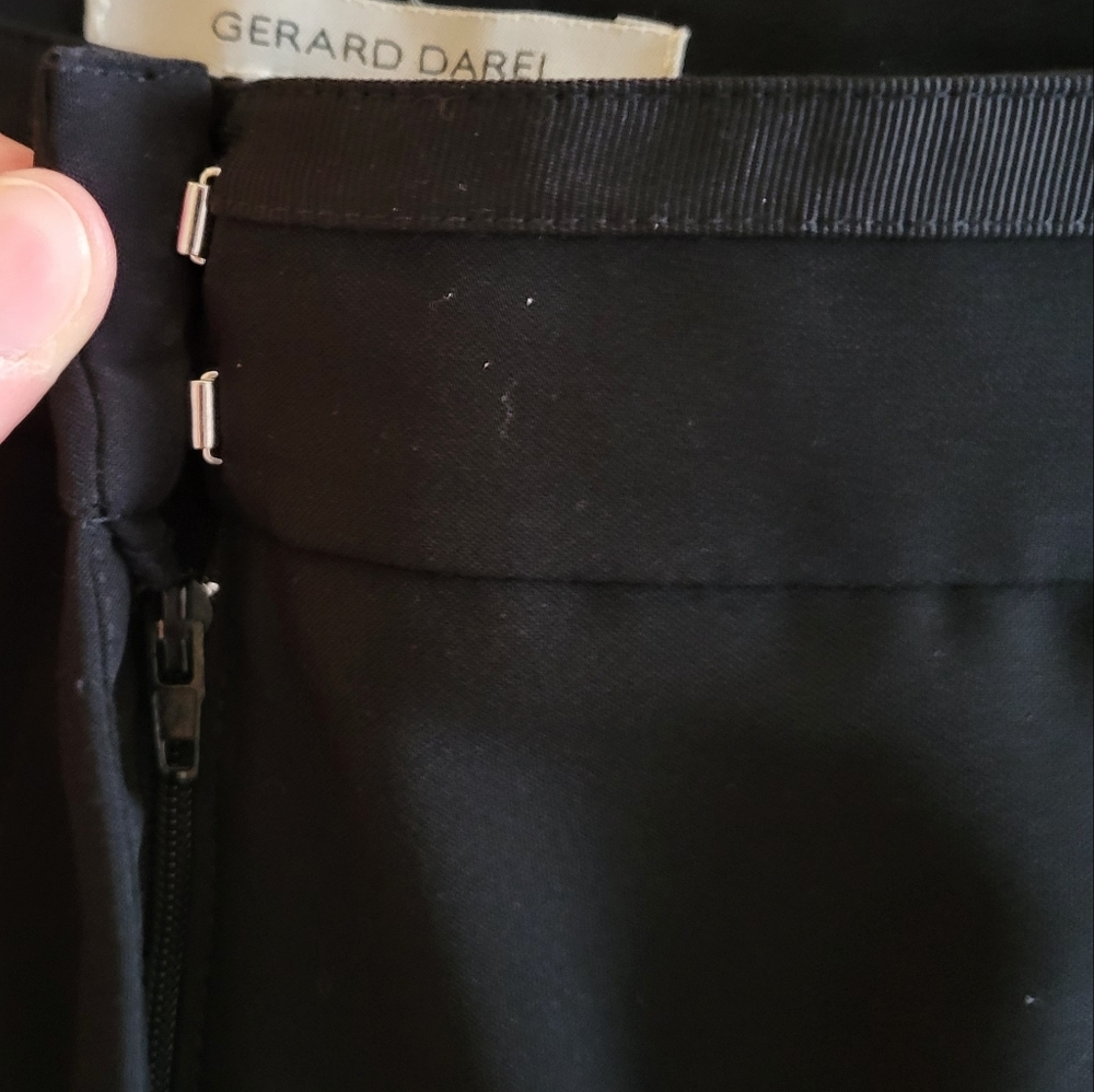 Gerard Darel Black Italian Dress Pants Made in Italy Career Office Trousers - Picture 5 of 8